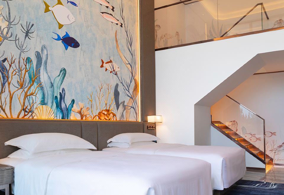 Vaperse Hainan Clear Water BayFamily Loft Suite-Twin Bed