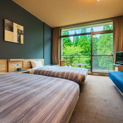 森林側景觀雙床房B-禁煙 格蘭德里奧阿蘇度假酒店優惠