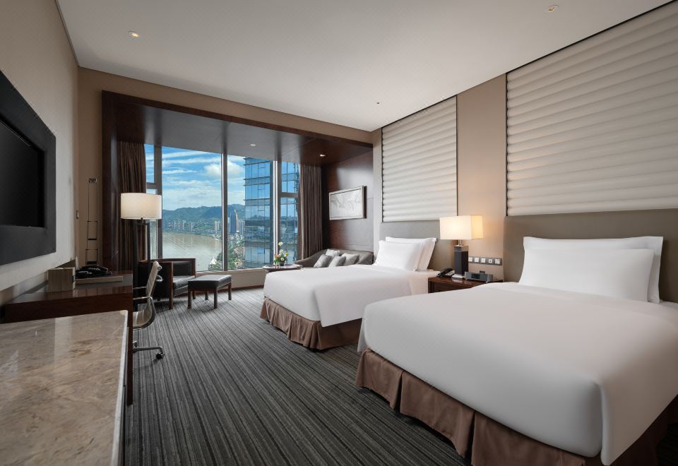 【长江国际景观】豪华江景双床房