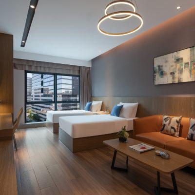 高級雙床房 深圳西麗創新谷亞朵飯店優惠