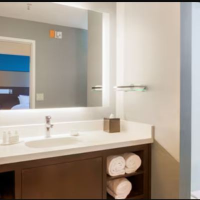 套房, 1 間臥室, 無障礙, 無煙房 （Mobility & Hearing w/ Roll-in Shower） 聖何塞機場萬豪居家飯店優惠