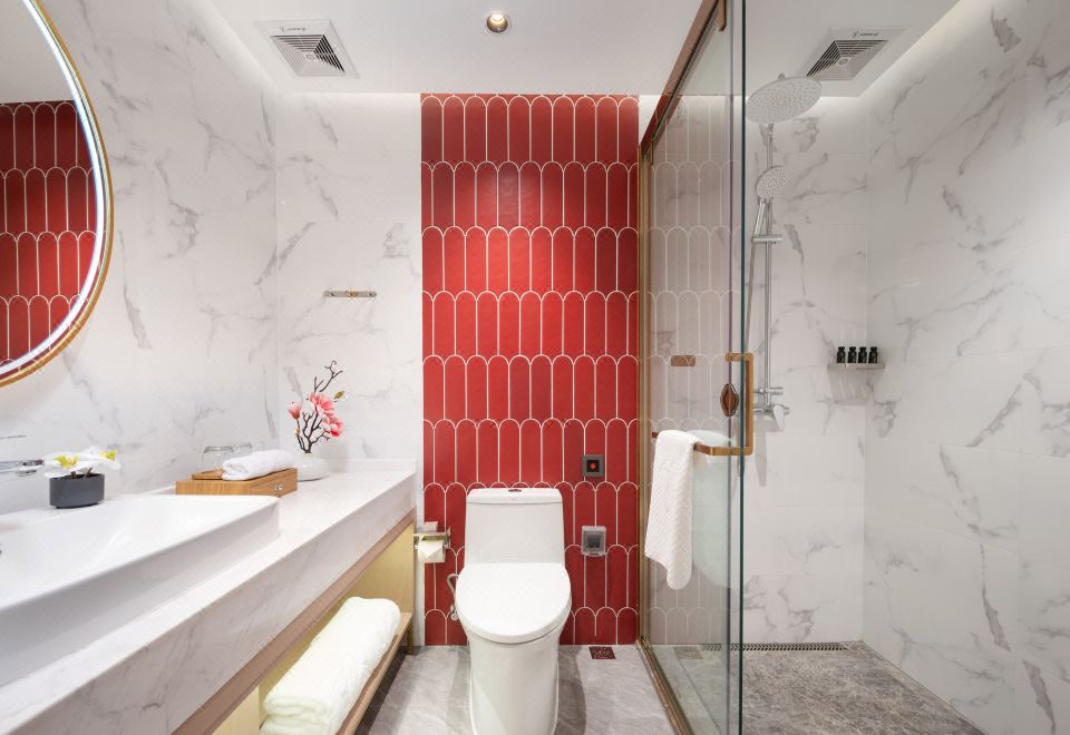 Guangzhou Wogo Yuanbao HotelWogo Twin Room (TV Projection + Steam Eye Mask)