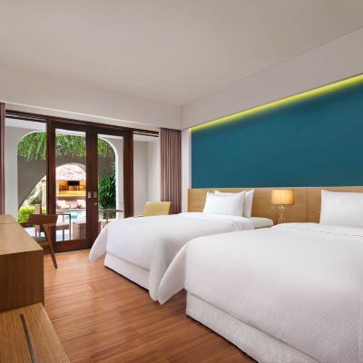 豪華泳池雙床房 巴釐烏布威斯汀元素飯店優惠