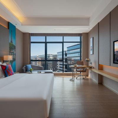 行政園景大床房 深圳西麗創新谷亞朵飯店優惠