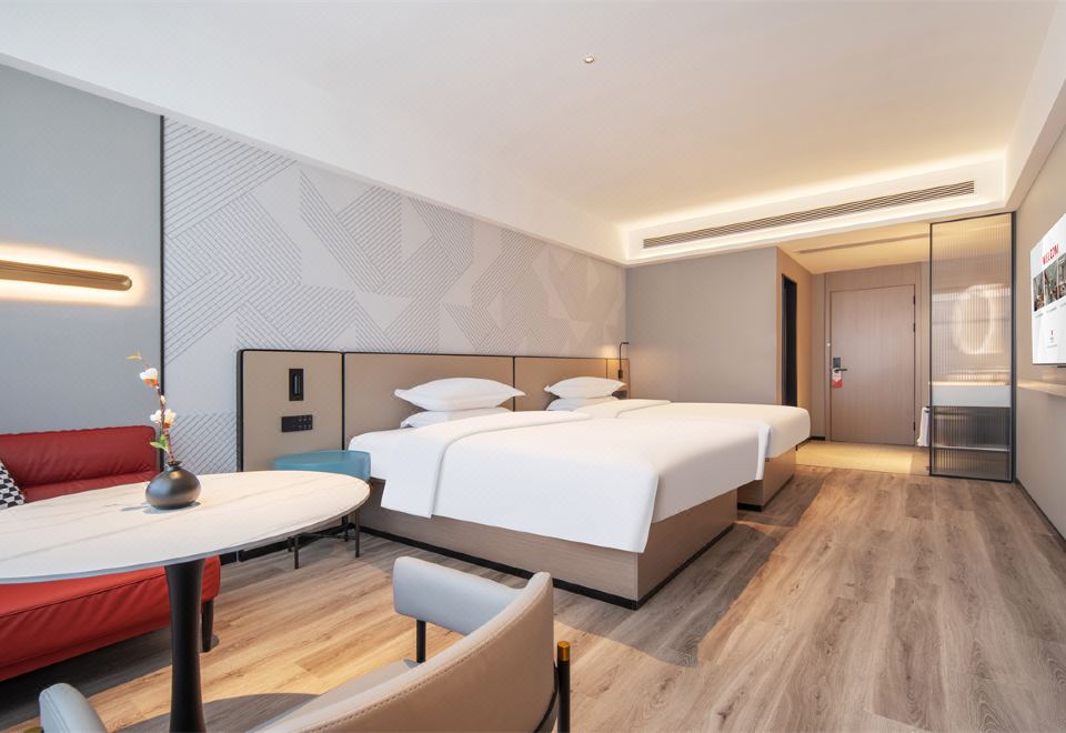 智能豪華雙床房〔智能客控+智能投屏+零壓床墊〕