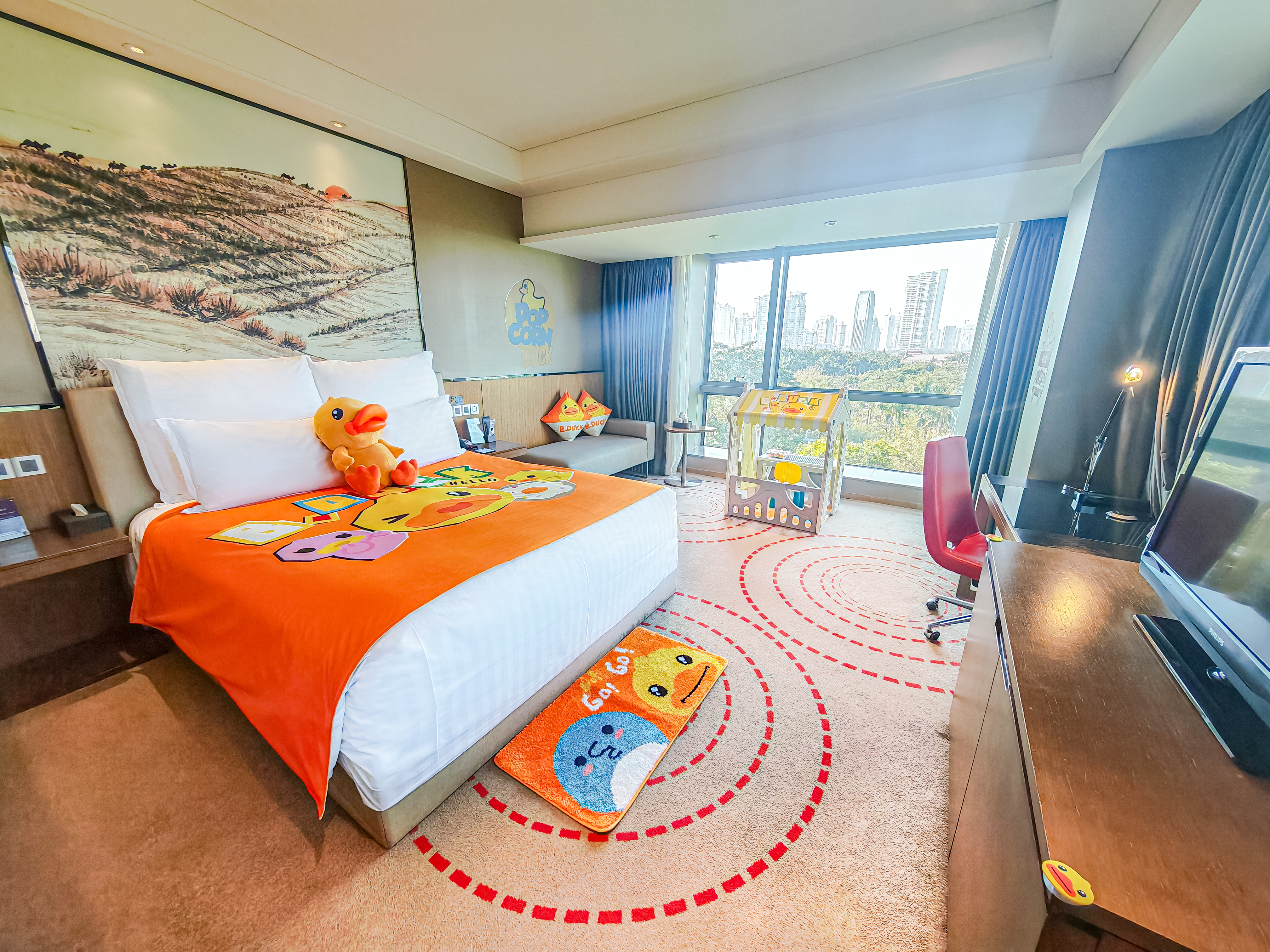 小黄鸭亲子主题房