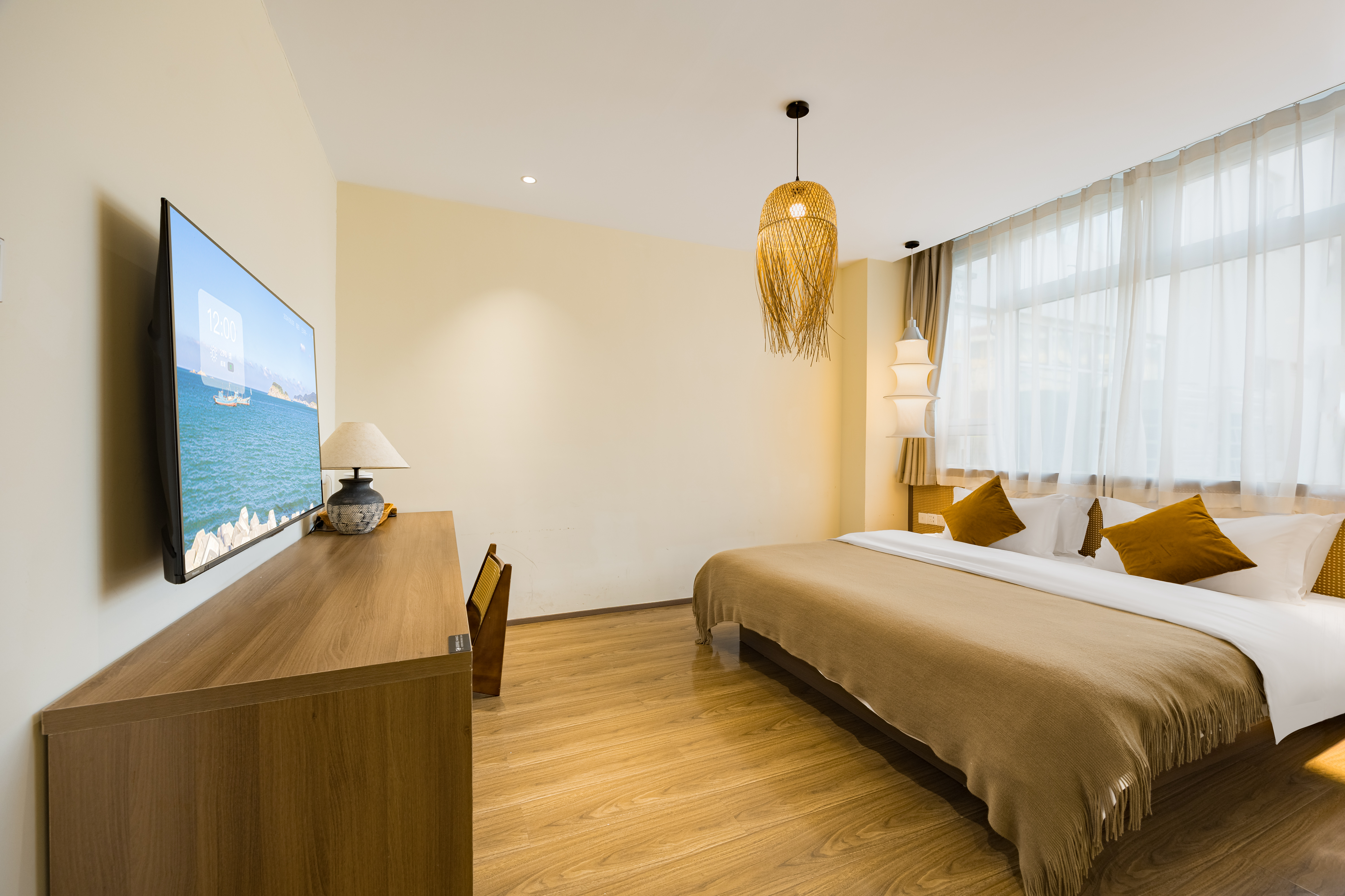 园景大床房（静谧舒睡+特大床+除湿机）