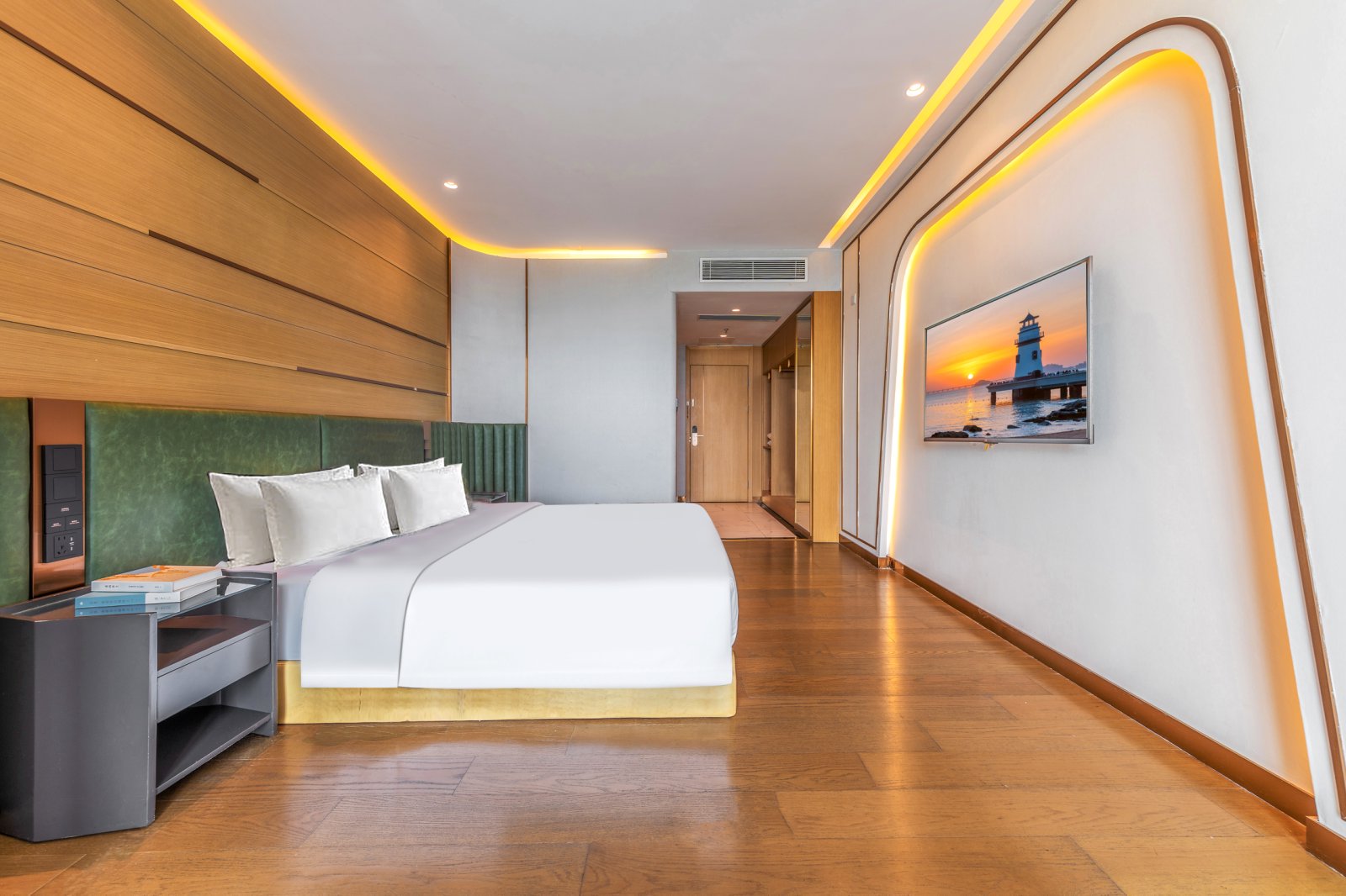 Leisurely·豪華大床房「智能客控+minibar+浴缸泡澡」