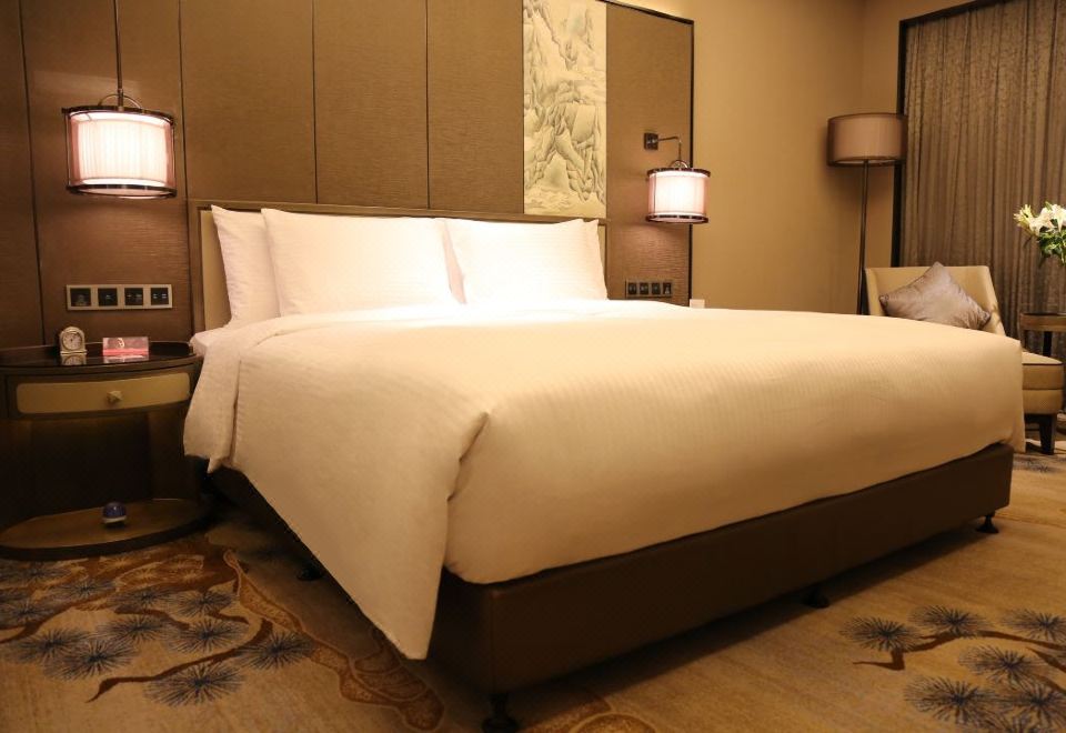 豪华影音大床房（直麪泰山+浴缸+100寸超大投屏幕布）