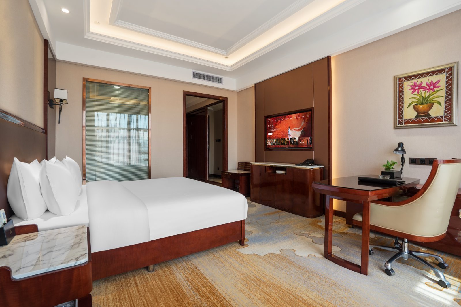 豪华大床房︱临园风景+舒适睡眠