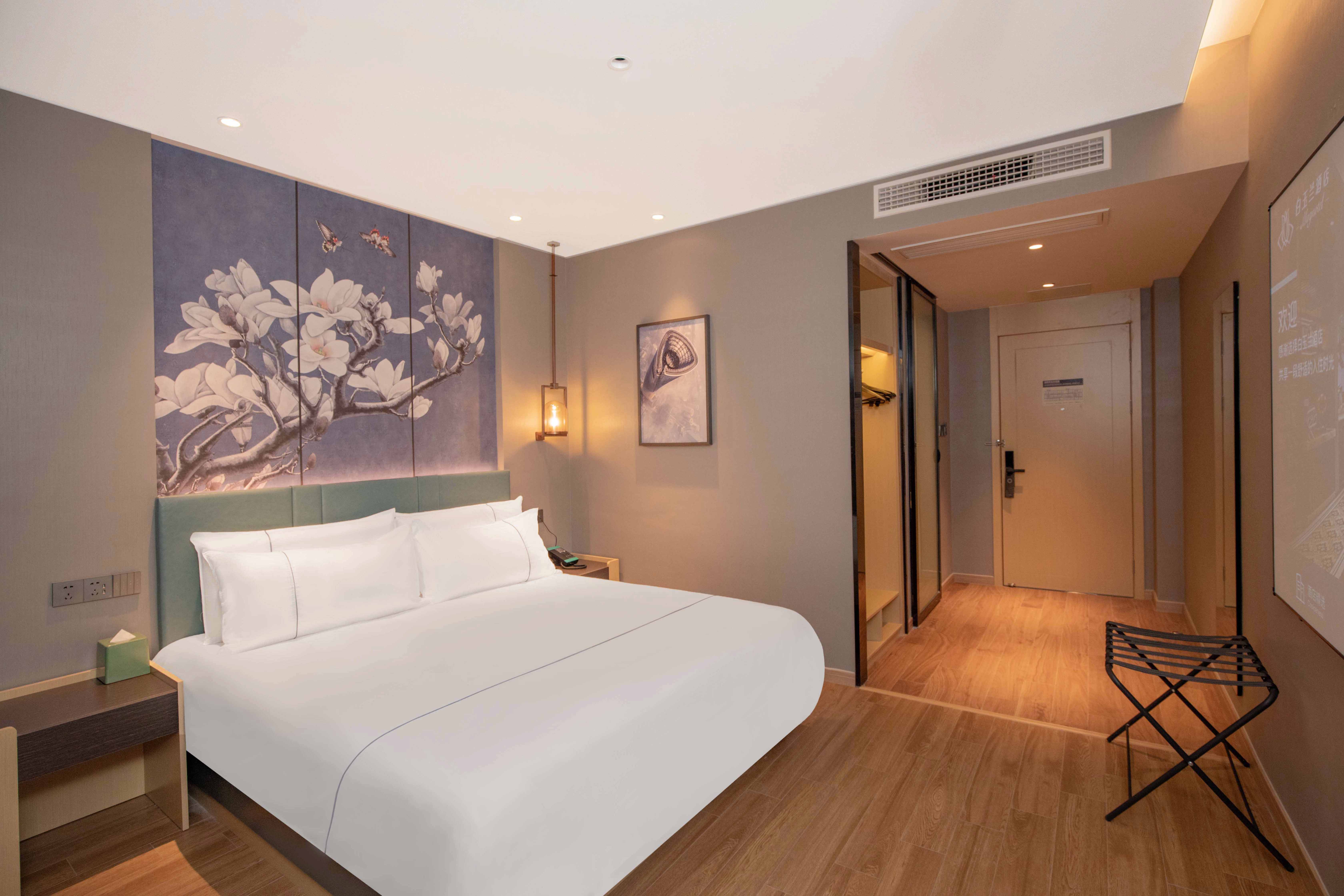 影音悦享静雅大床房【高清投影+腾讯VIP+可投屏】