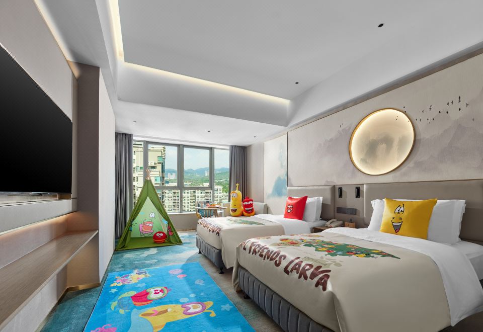 親子爆笑蟲雙床房（航空主題打卡+智能客控+迷你吧）