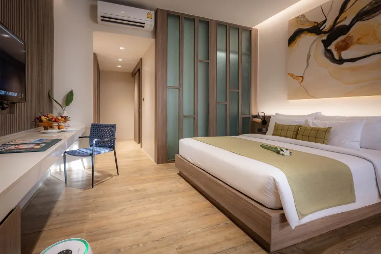 ห้องเชื่อมต่อเตียงคิงไซส์พร้อมสระว่ายน้ำพลันจ์ (ฝั่งชายหาด)