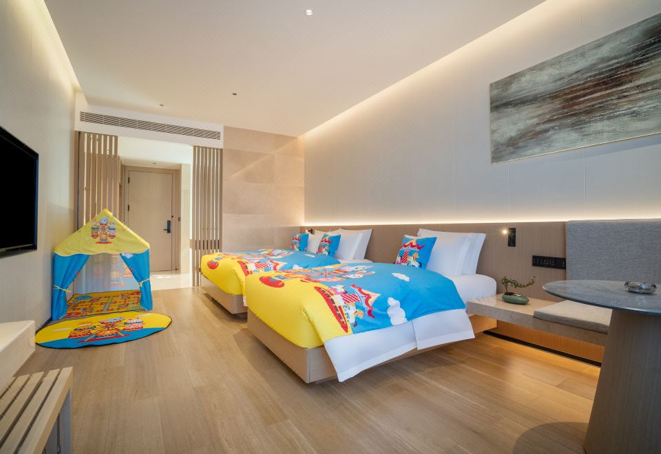 亲子主题双床房（小童帐篷+助眠床垫）