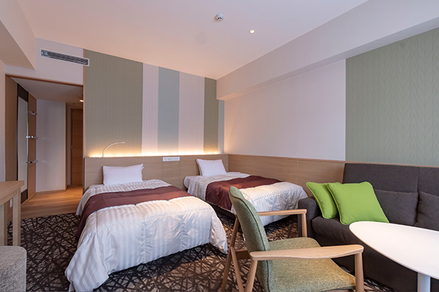 标准双床房 禁烟