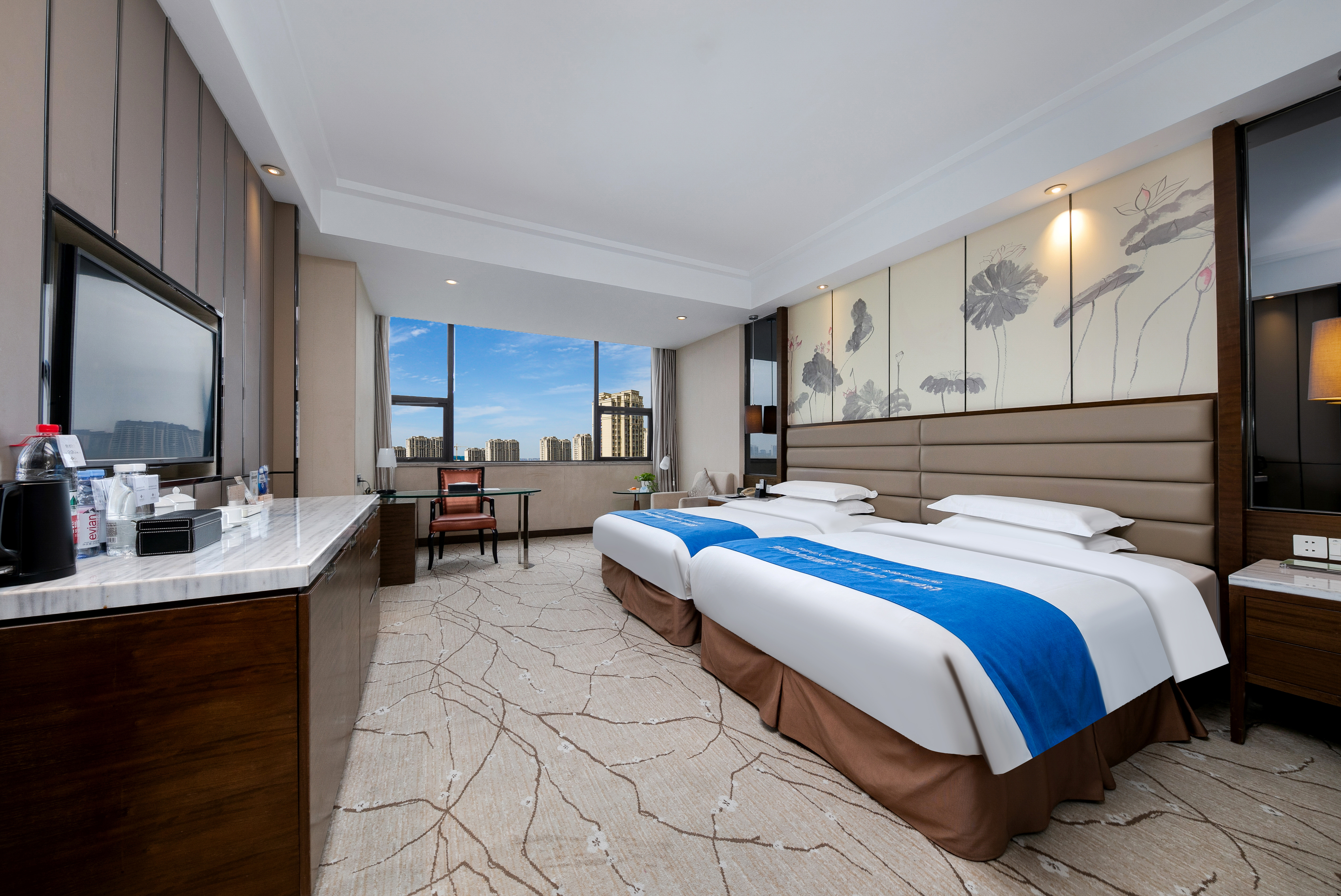 梦百合零压双床房（带0压床垫+记忆枕）