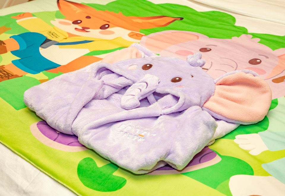 諾亞的叢林探險大象主題海景家庭房｜大床+單人床