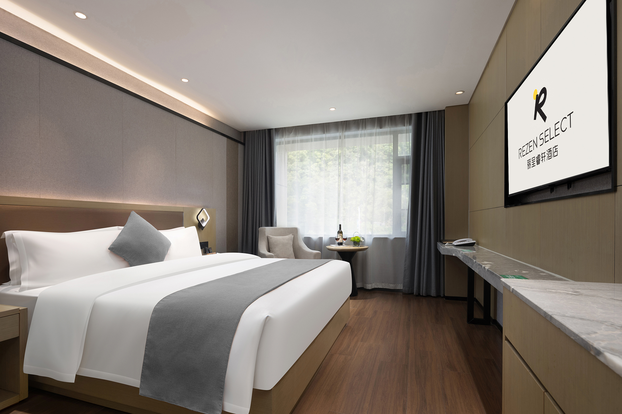 『奢雅』商旅深睡大床房 （零壓床墊+乾濕分離+新風）