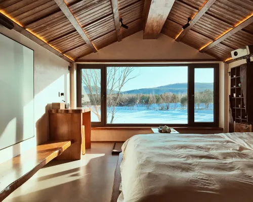 Mohe Arctic Village Qiji Light Luxury Homestay Hotel di Mohe