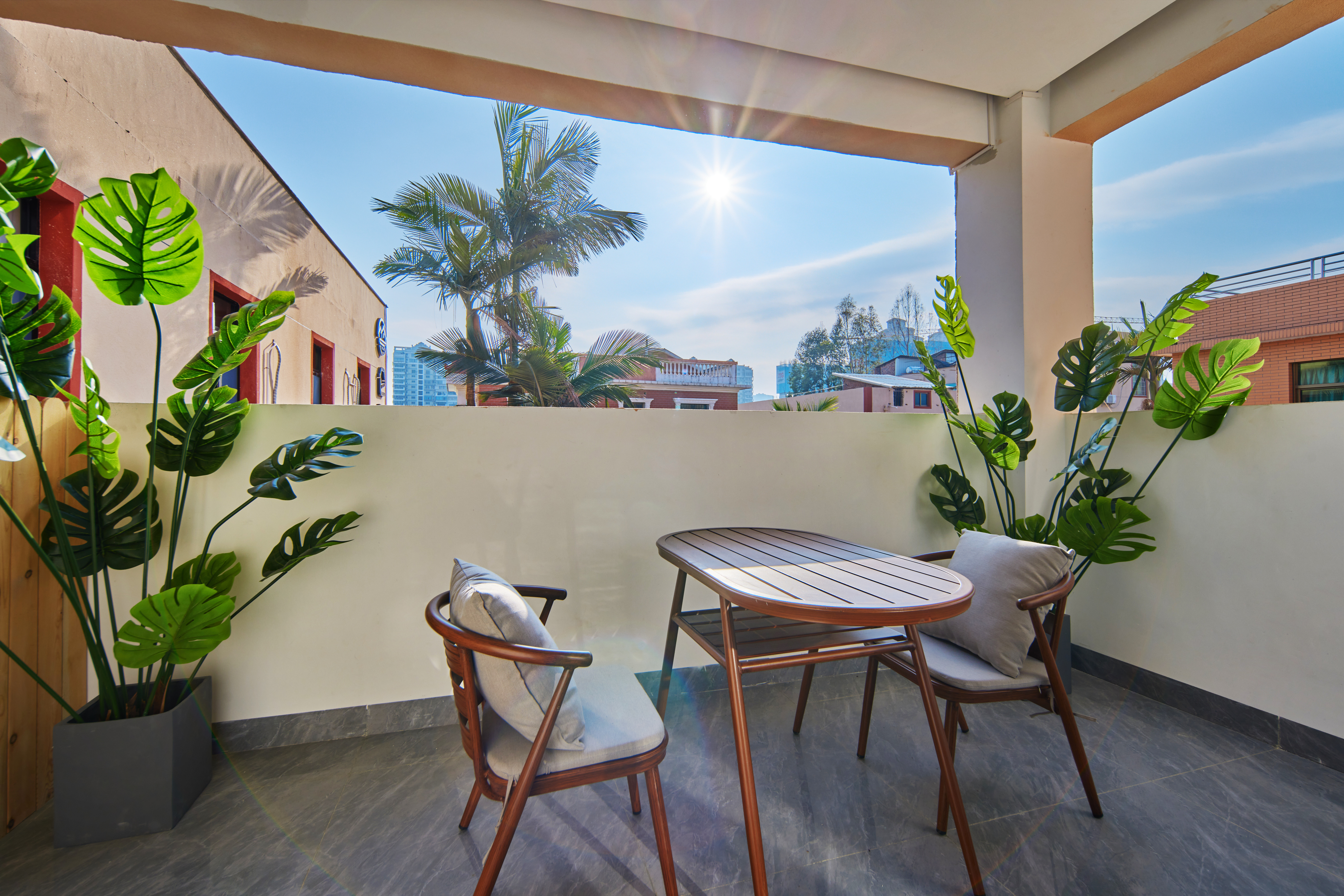 Shanxun Lunchi Jinyuan Hotel (Xiamen North Railway Station)尊享阳台大床房（外阳台）