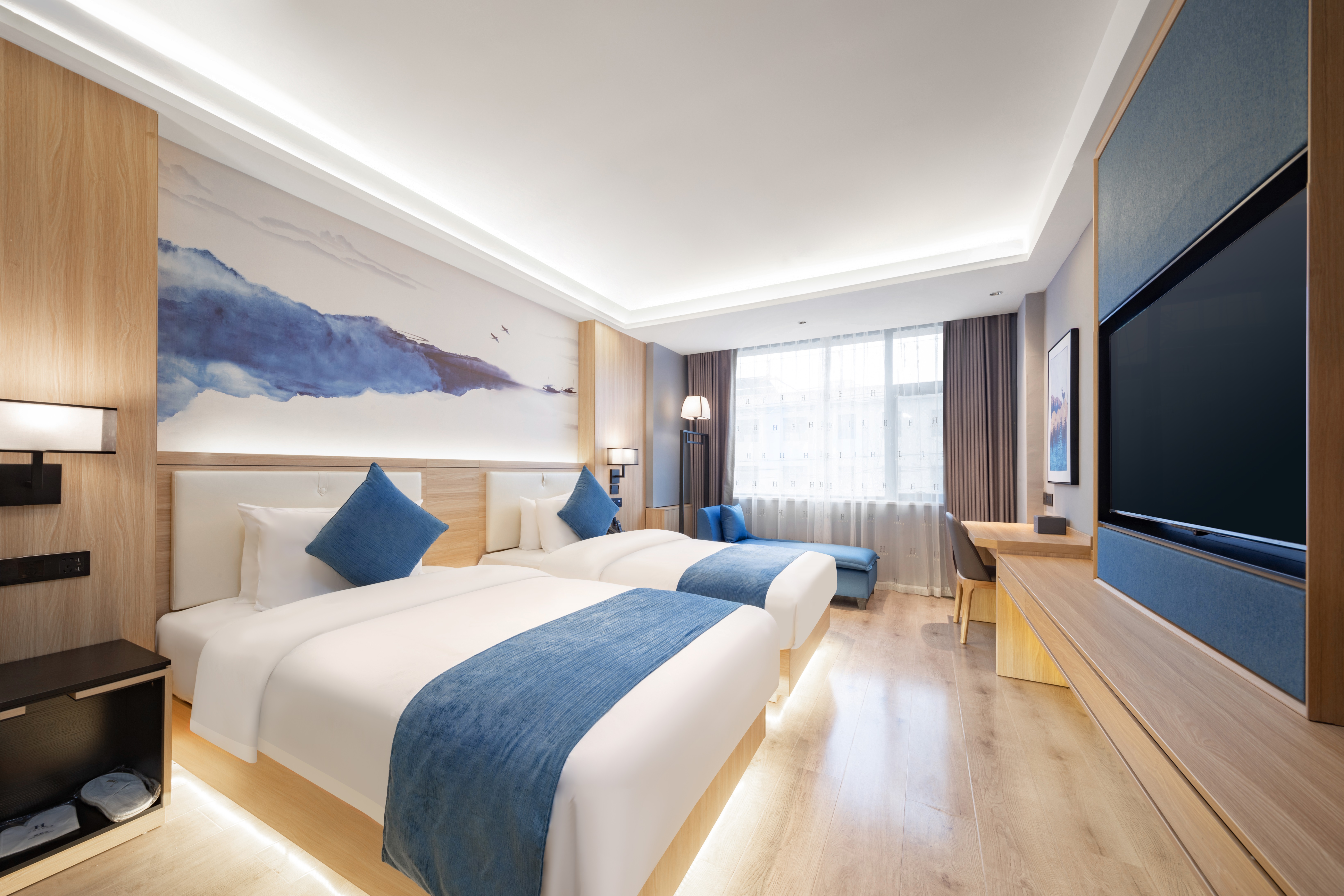 智能豪华双床房（智能语音客控+即开即饮净饮机+加湿器）