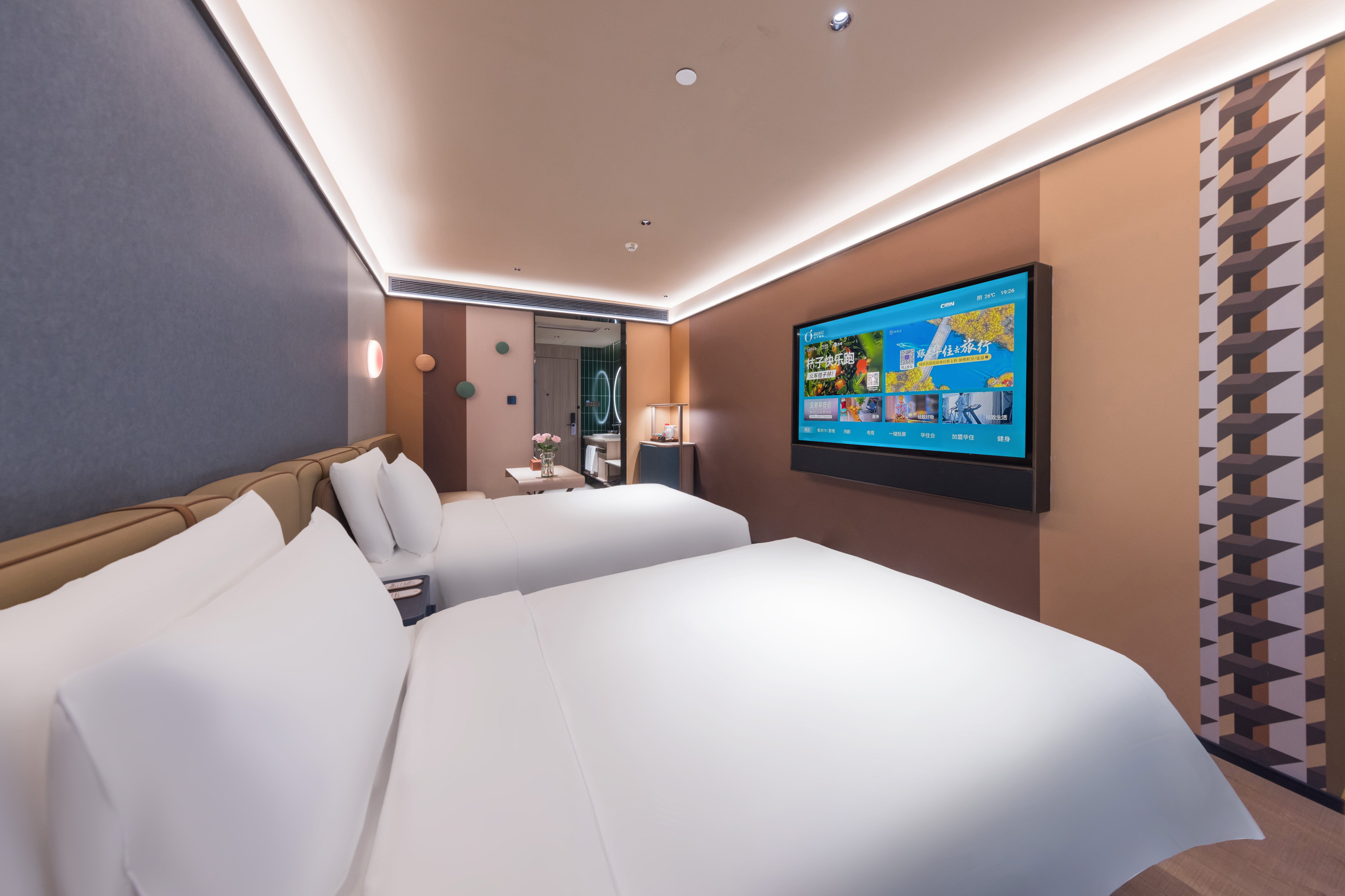 双床房（65寸投屏电视+冰箱+好眠床垫）