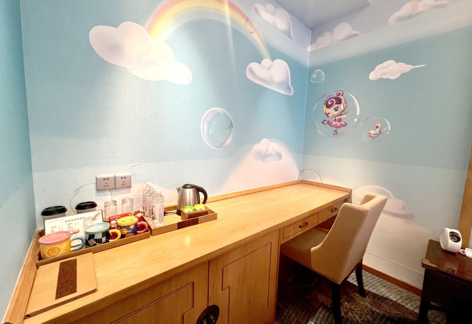 Baihualin Hot Spring Valley HotelDreamy Bubble Island Family Room With Two Double Beds