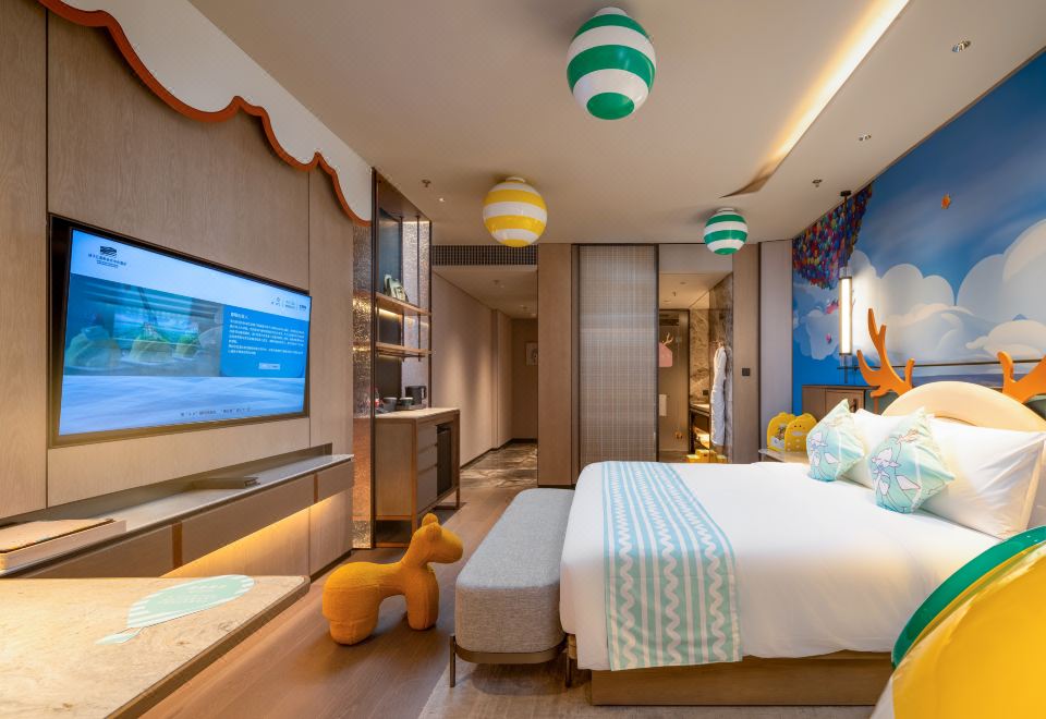 糖果飛屋親子大床房（呆萌魚嘴）