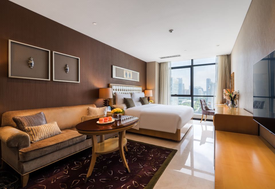 豪華精品大床房|180度城央景觀|洗衣乾衣機|全功能廚房