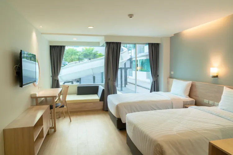 ห้องซูพีเรียทวิน วิวสวน