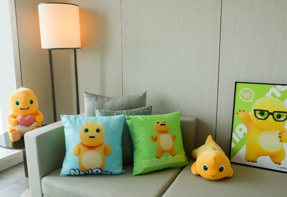 奶龙主题亲子双床房