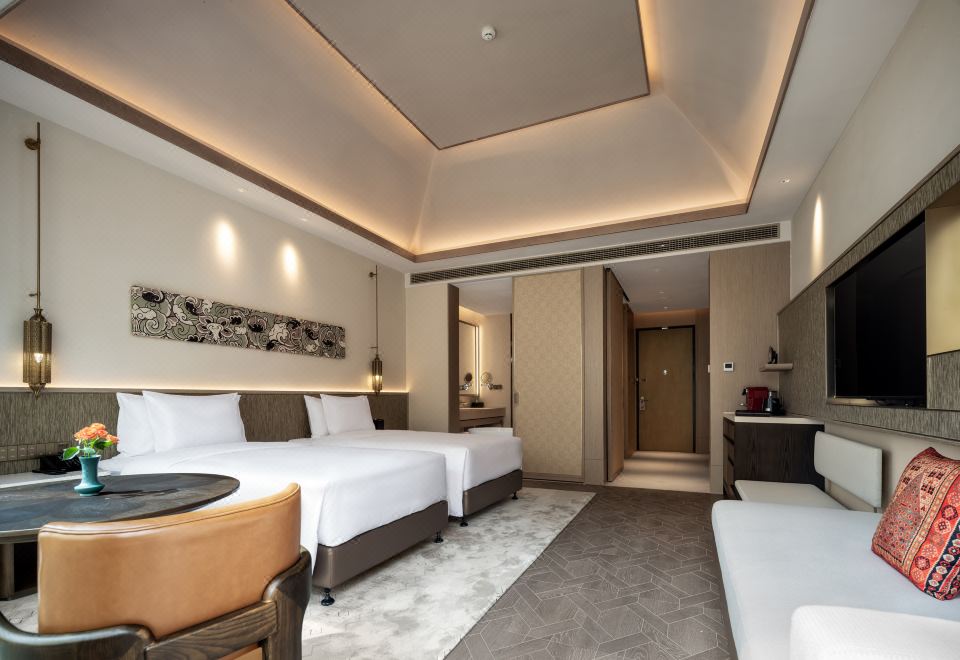 漠语听沙豪华双床房（鸣沙山景 +悦碧施洗护用品 ）