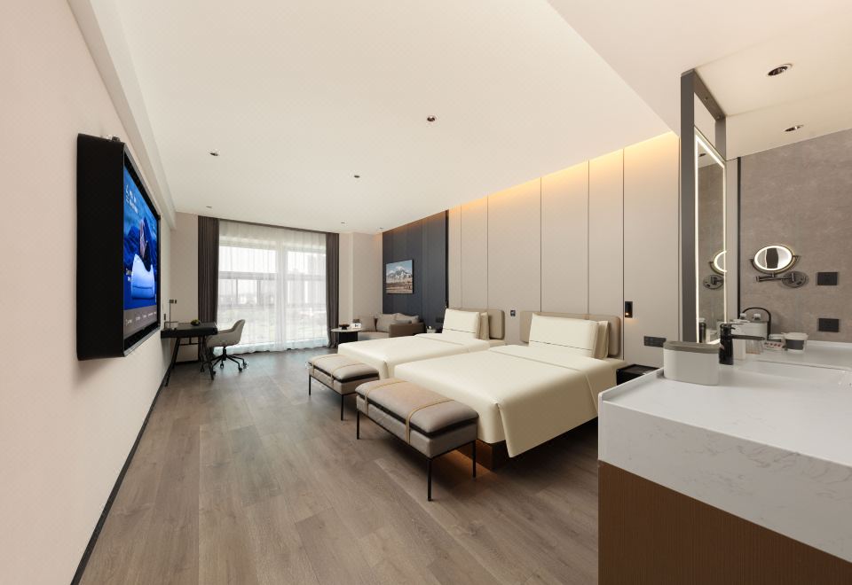 行政雙床房（深睡床品+投屏電視+小冰箱+智能客控）