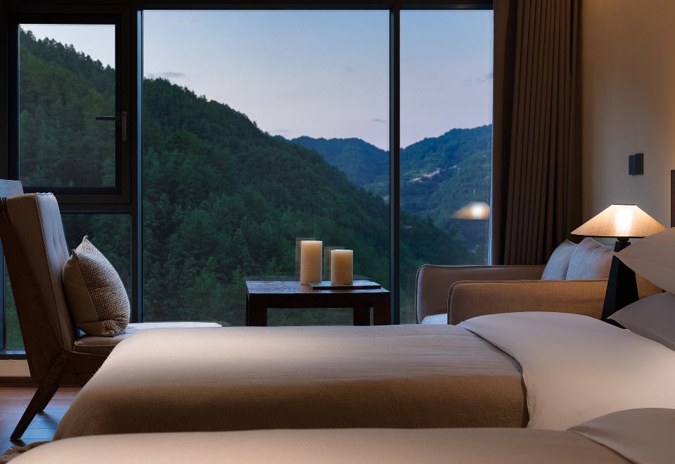 栀梦.舒适双床房-零压床垫︱智能客控︱极米投屏