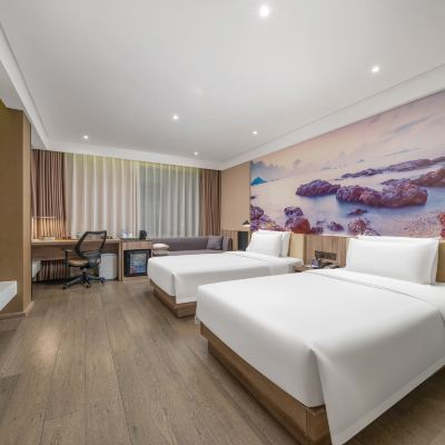 麗致雙床房（小冰箱＋空氣凈化器+高速吹風機） 深圳南山科技園科苑路亞朵飯店優惠