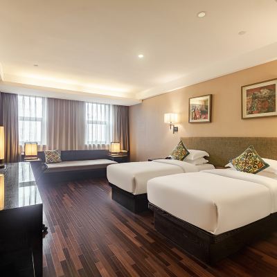 豪華雙床房+長沙發+大空間+金可兒舒睡床墊 杭州東站滙和君亭飯店優惠