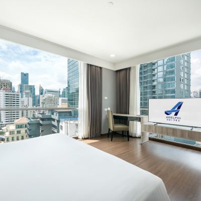 一臥室套房 曼谷阿德菲套房飯店優惠