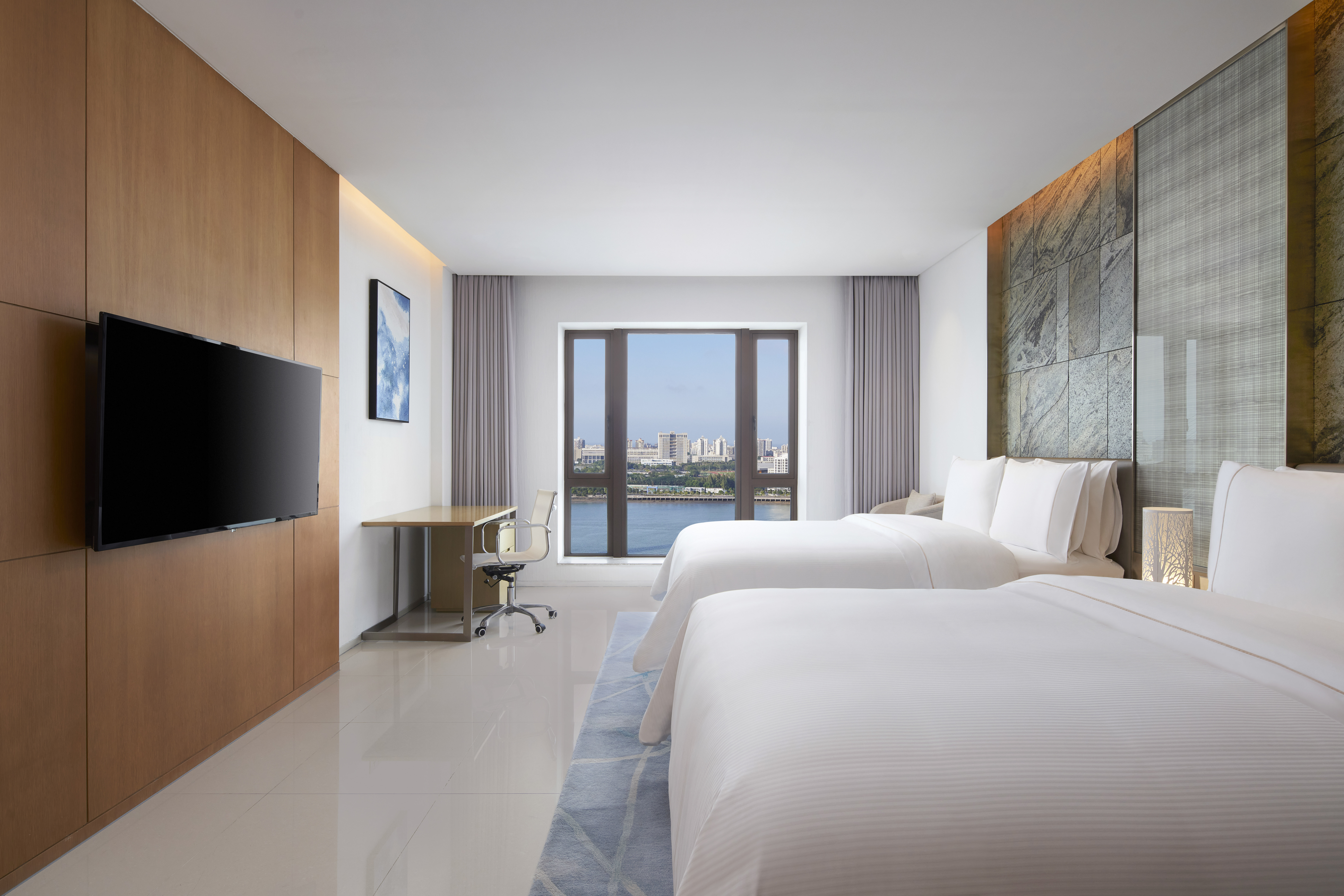 江海胜景双床房-坐拥江海桥三大景观