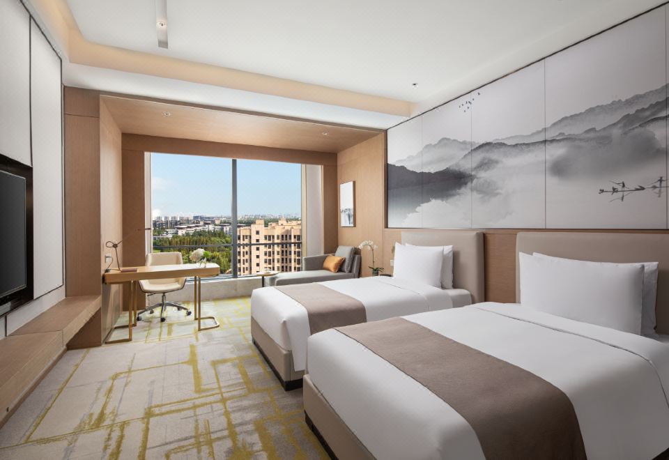 Metropark Hotel Hongqiao ShanghaiNo Smoking City View Business Room with Twin bed