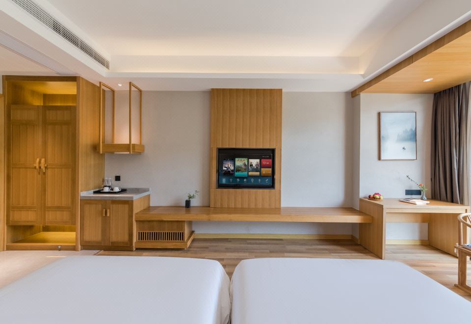 丘山阁·山景双床房『休闲茶几｜全屋智控』