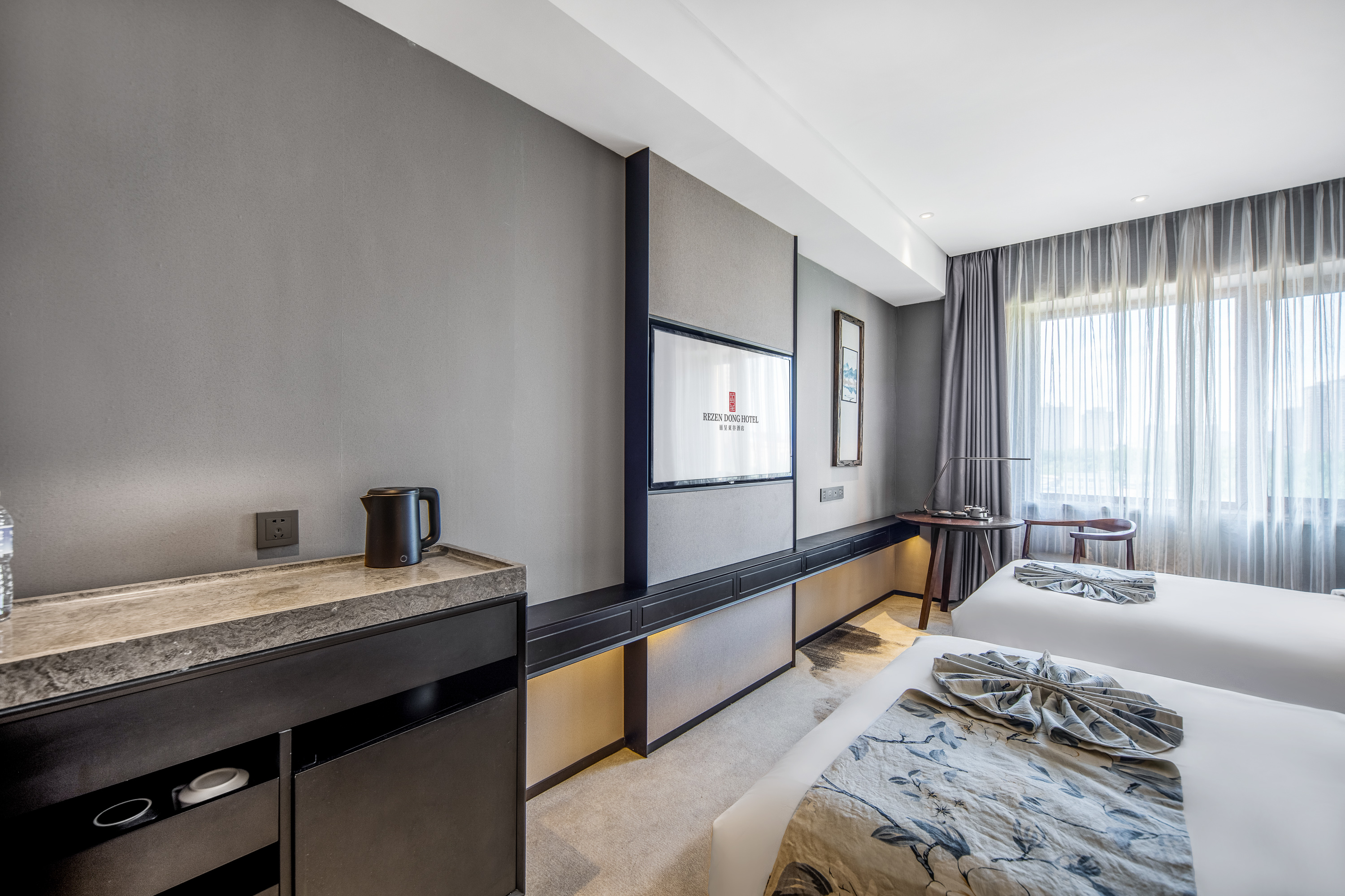 商務雙床房（零圧床墊+手機投屏+溫潤加濕器）