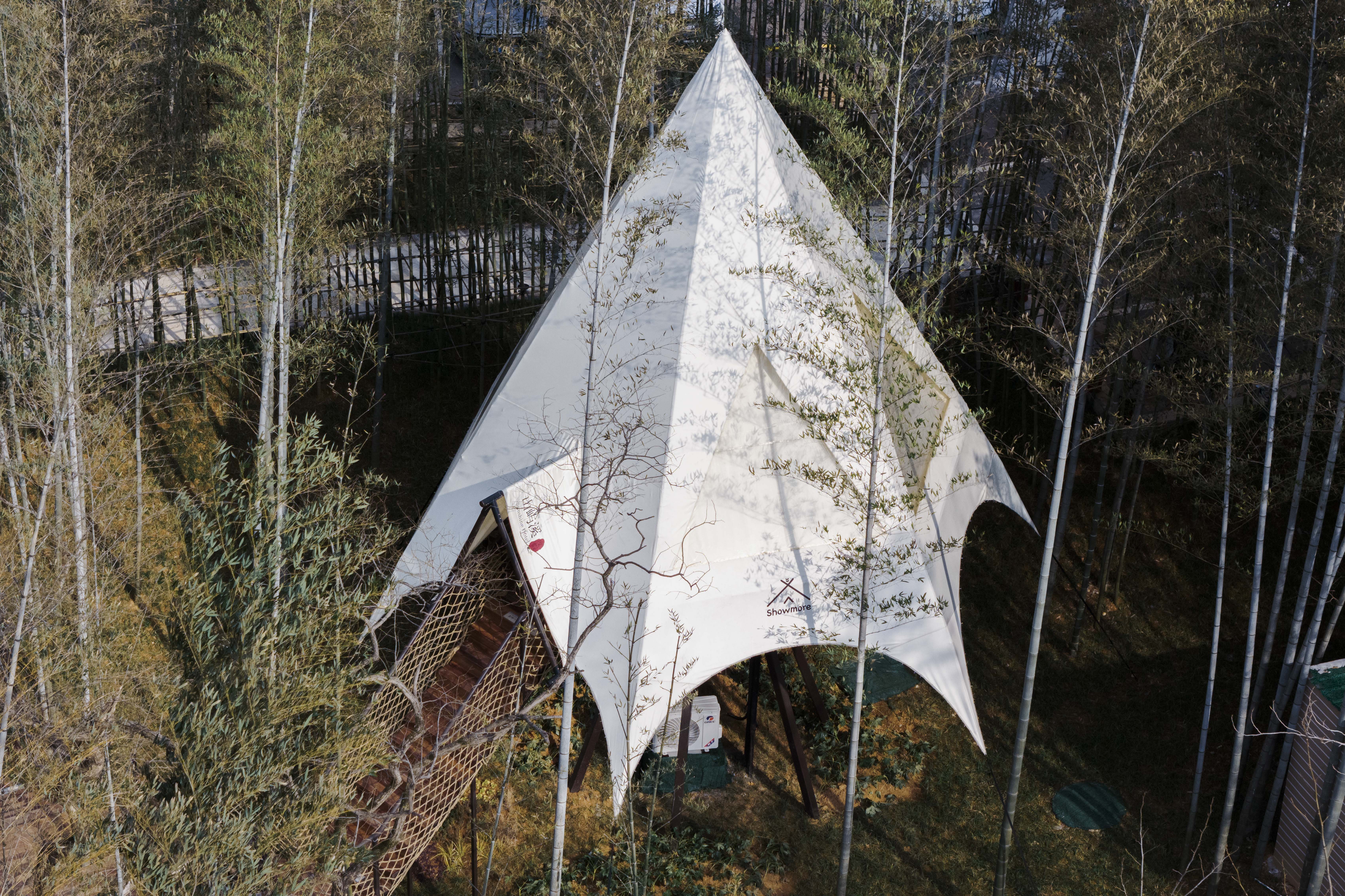 竹林丨帐篷大床房「山野之风·桌球麻将」