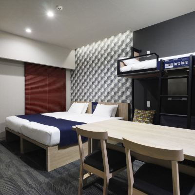 高級家庭房 最多4人入住 東京上野新御徒町曼迪公寓飯店優惠