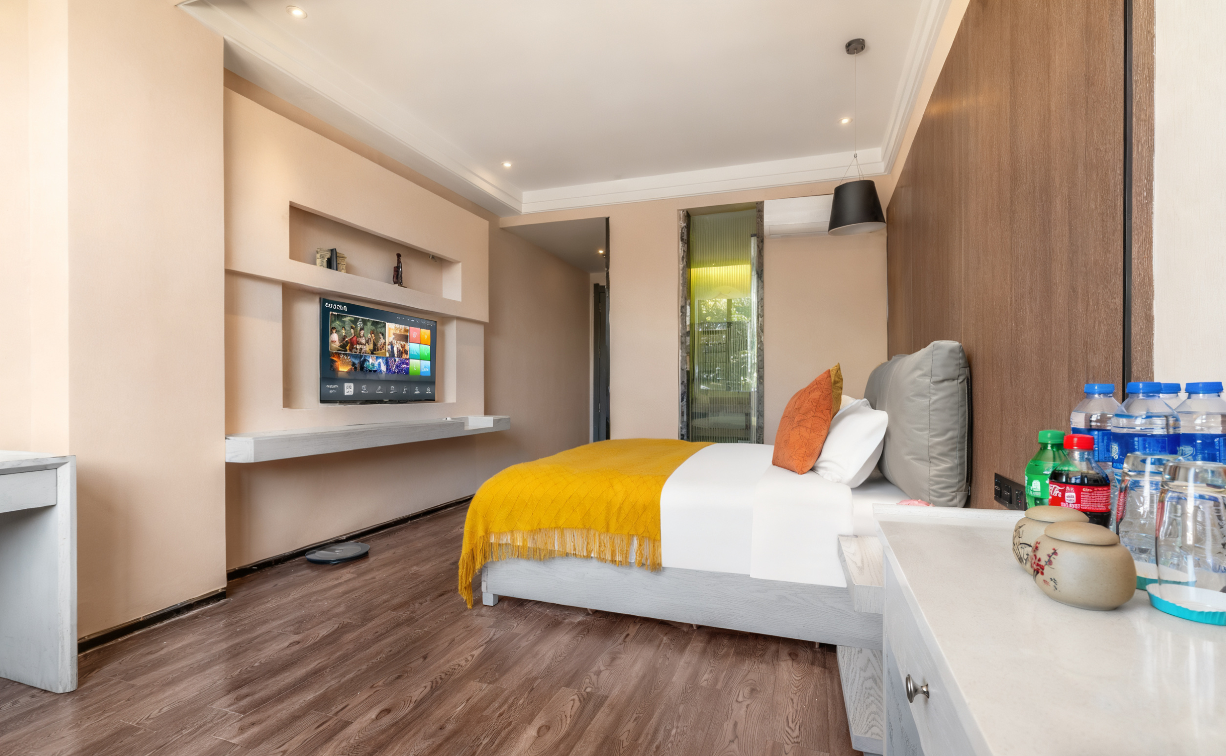 海埂观.鸥·精品大床房【亚朵款床垫+小冰箱+沙发】