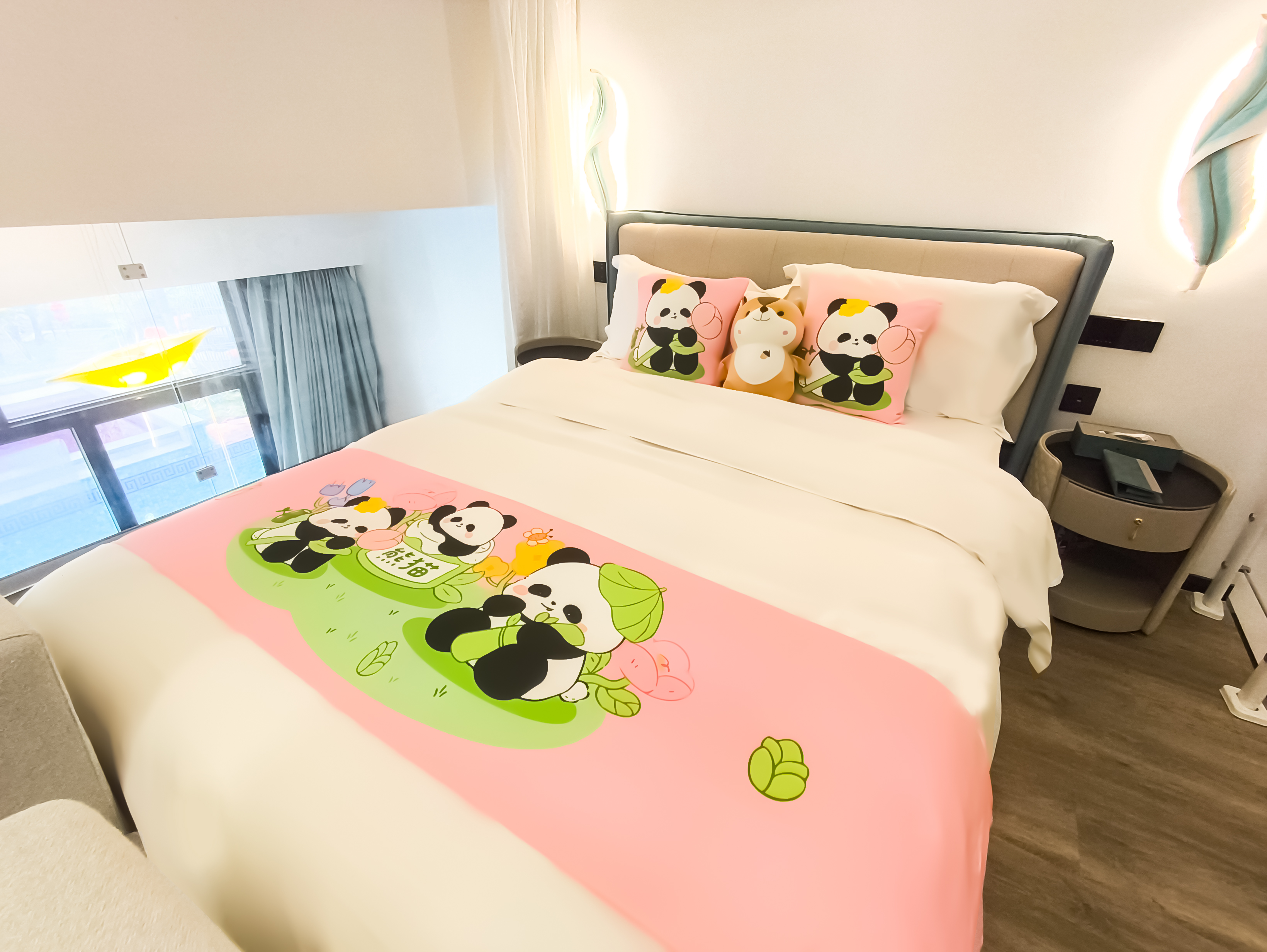 复式亲子直通漂流河房（独立泡池）