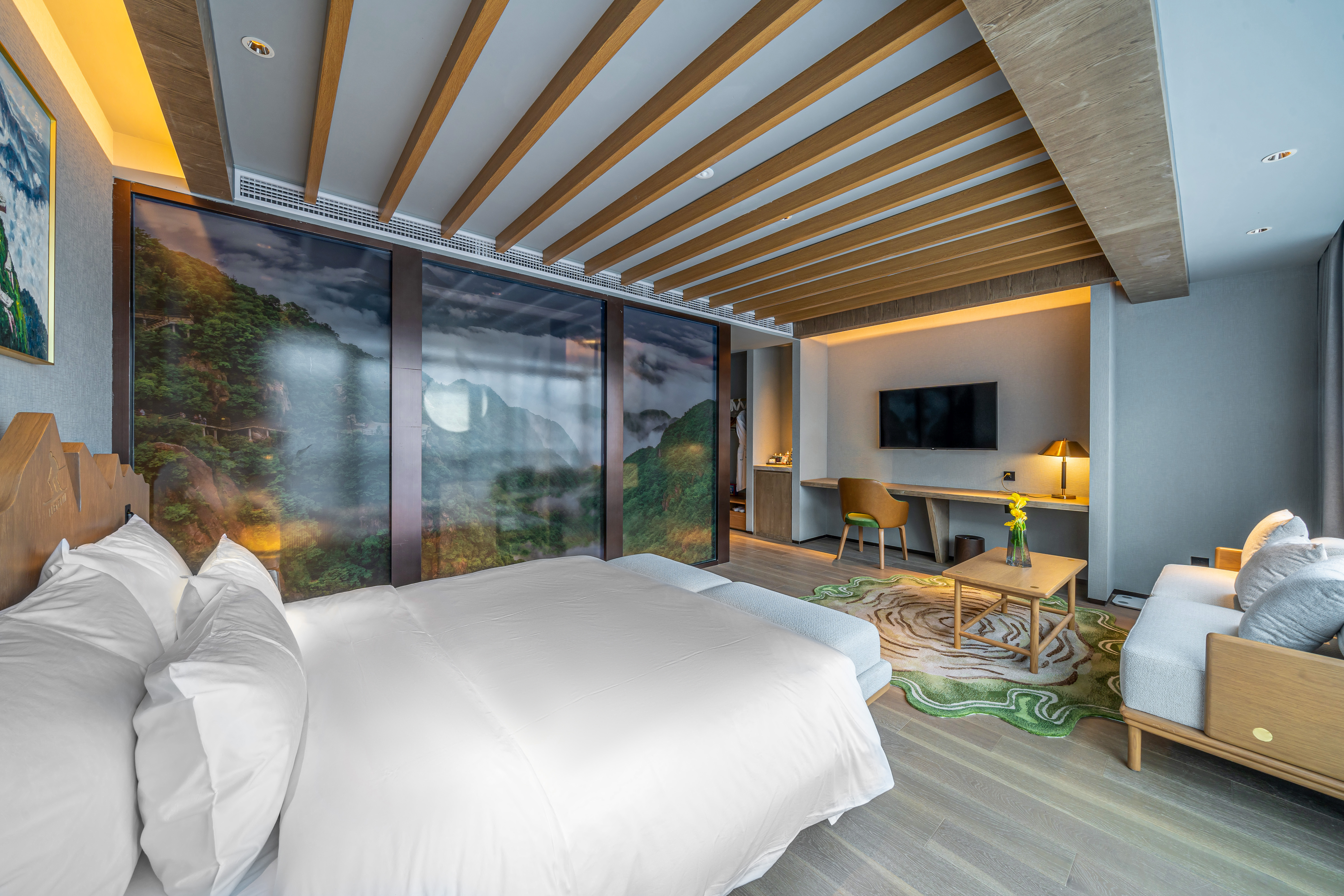 静谧雅致大床房【萌宠同乐+亲子度假】