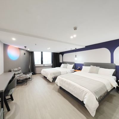 舒適影音雙床房（冰箱） 深圳福易得酒店（東門老街店）優惠