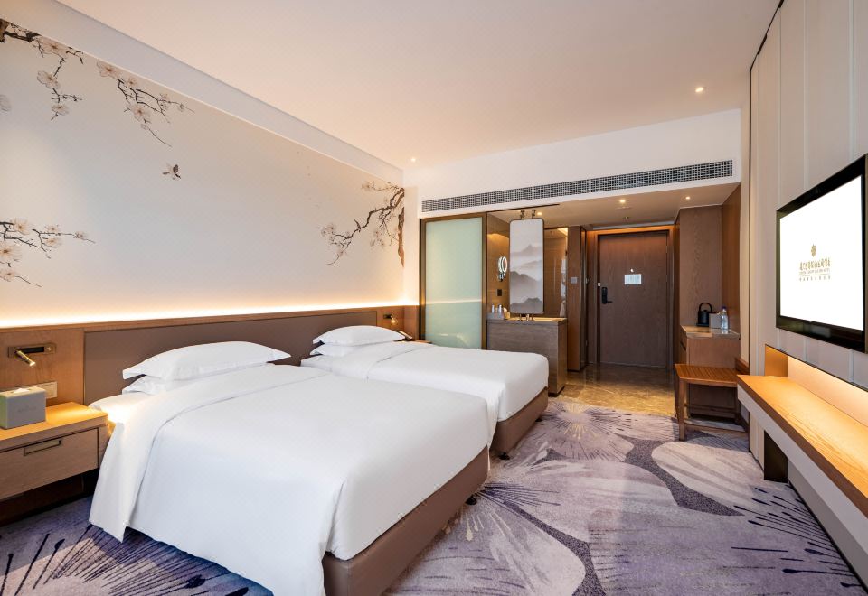 栖云楼高级园景双床房（富氧私家花园+零压舒睡枕）