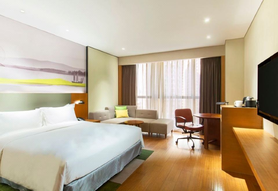 高级房 | 津沽CBD夜景 | 超大衞生间，双洗手盆