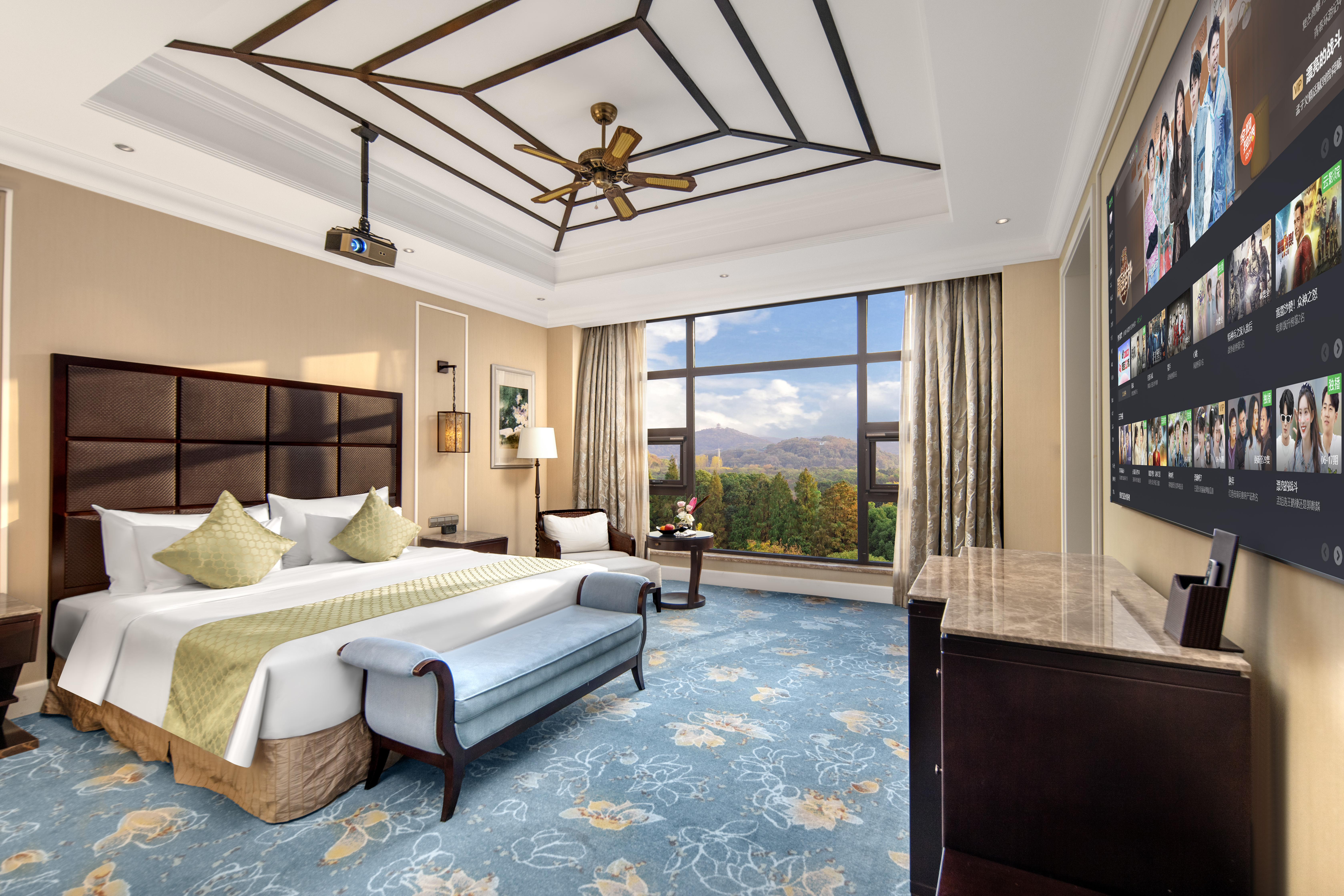 影音臻享園景大床房